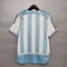 Argentina 2006 World Cup Home White&Blue Soccer Jersey